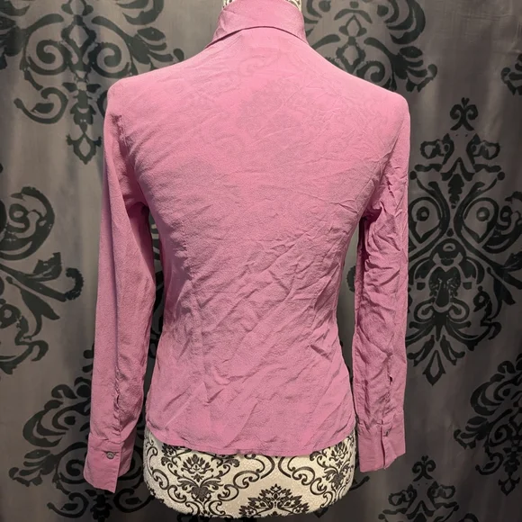 Vintage 80s/90s H&M (Hennes) 100% Silk Blouse - Picture 2 of 4